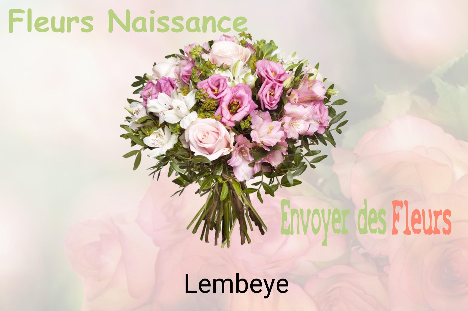 Bouquet de fleurs de naissance livré à Lembeye
